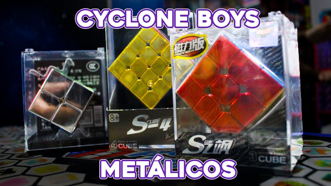 CYCLONE BOYS METÁLICOS: Los cubos con acabado metálico más impresionantes | Unboxing y Review