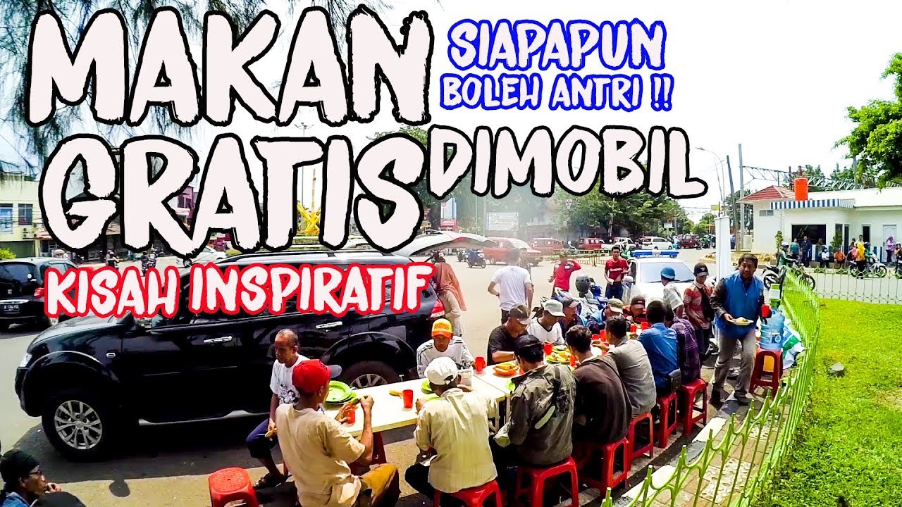 RAME BANGET !!! RELA ANTRI MAKAN GRATIS !!! KISAH HARU MENGINSPIRASI