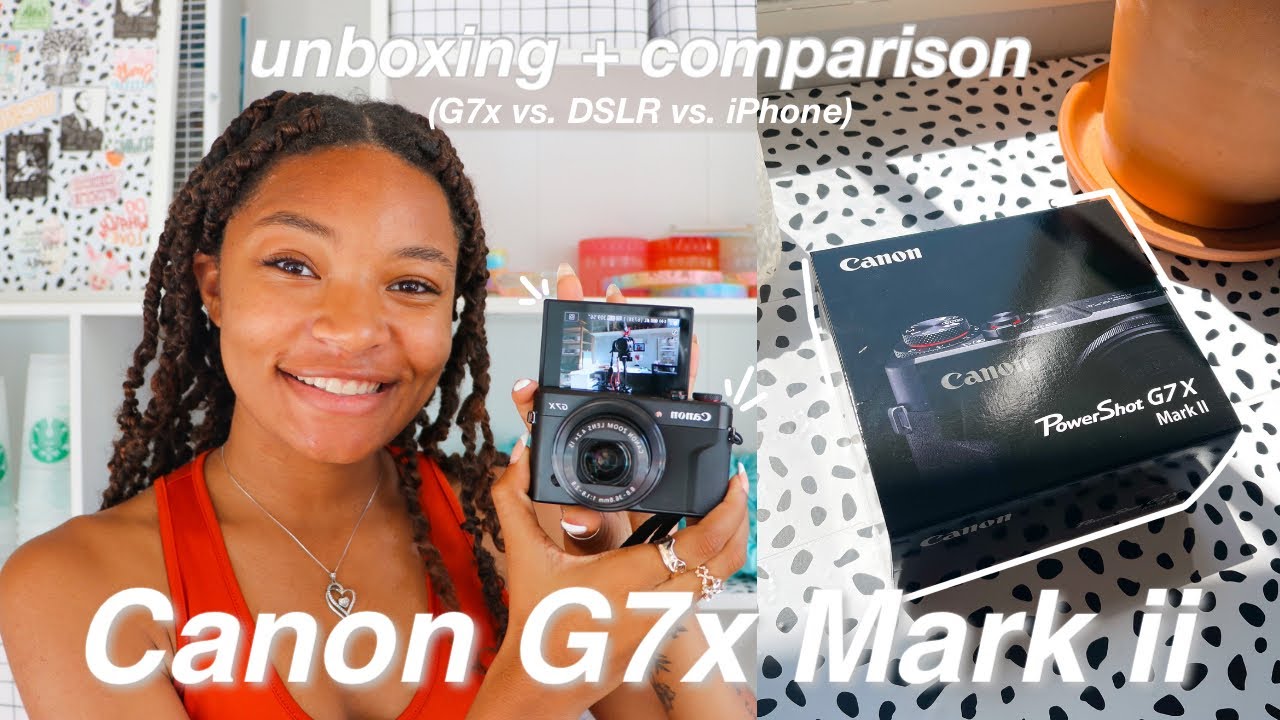 CANON G7X MARK ii UNBOXING + camera comparisons/audio tests