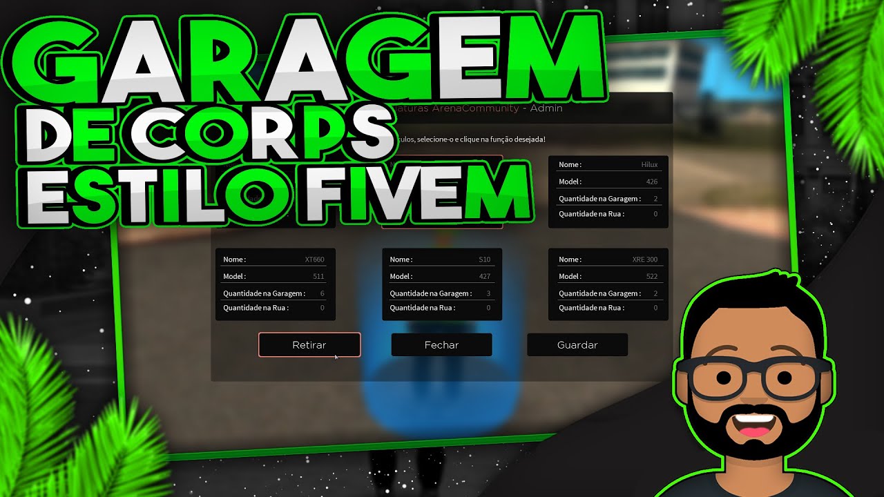 Mod Garagem Estilo FiveM GTA RP [MTA:SA]