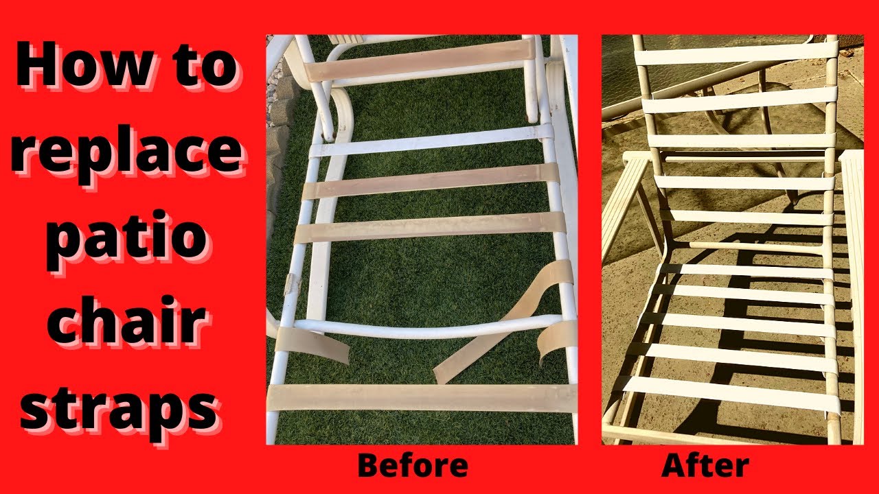 How to replace broken patio chair straps