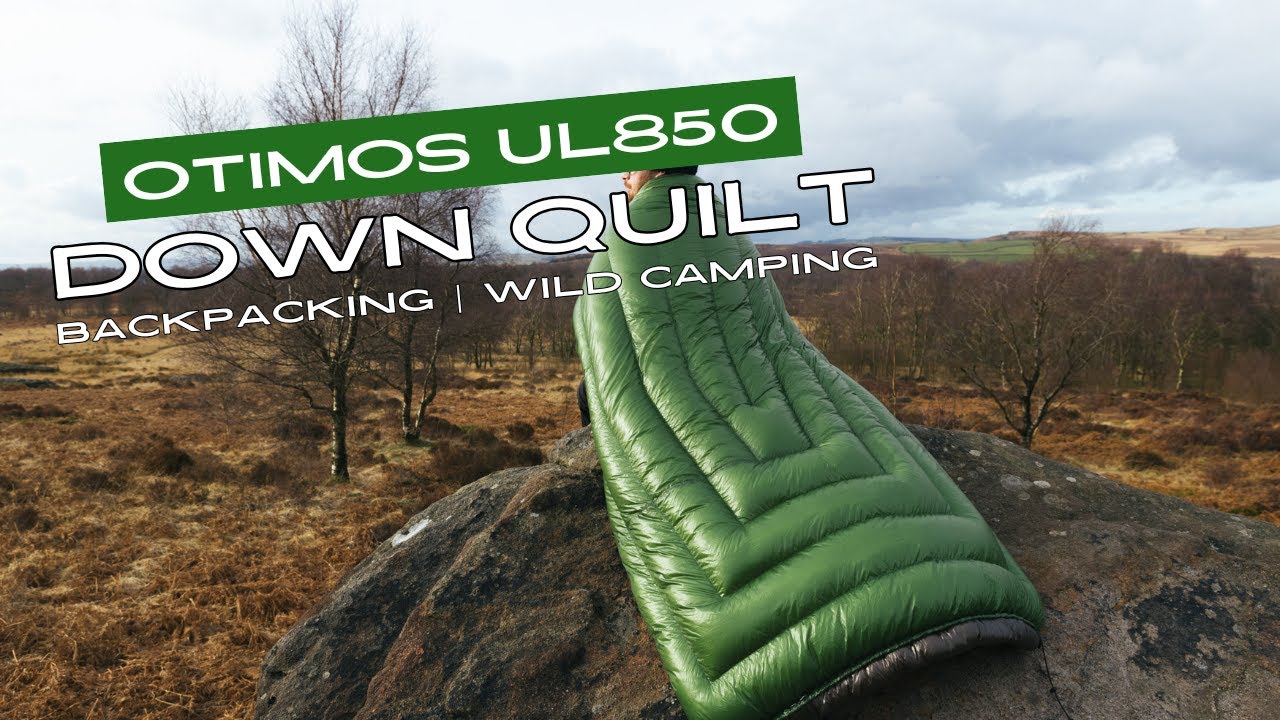 Otimos UL850 Hybrid Down Quilt | 4-Season Backpacking & Wild Camping Sleeping Bag