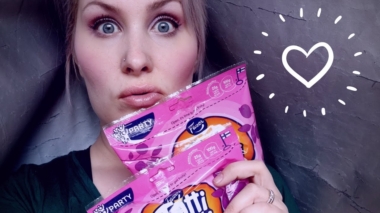 ASMR SUOMI - UUTUUS KARKKEJA JA HERKKUJA! EATING SOUNDS -  FINNISH/ENGLISH