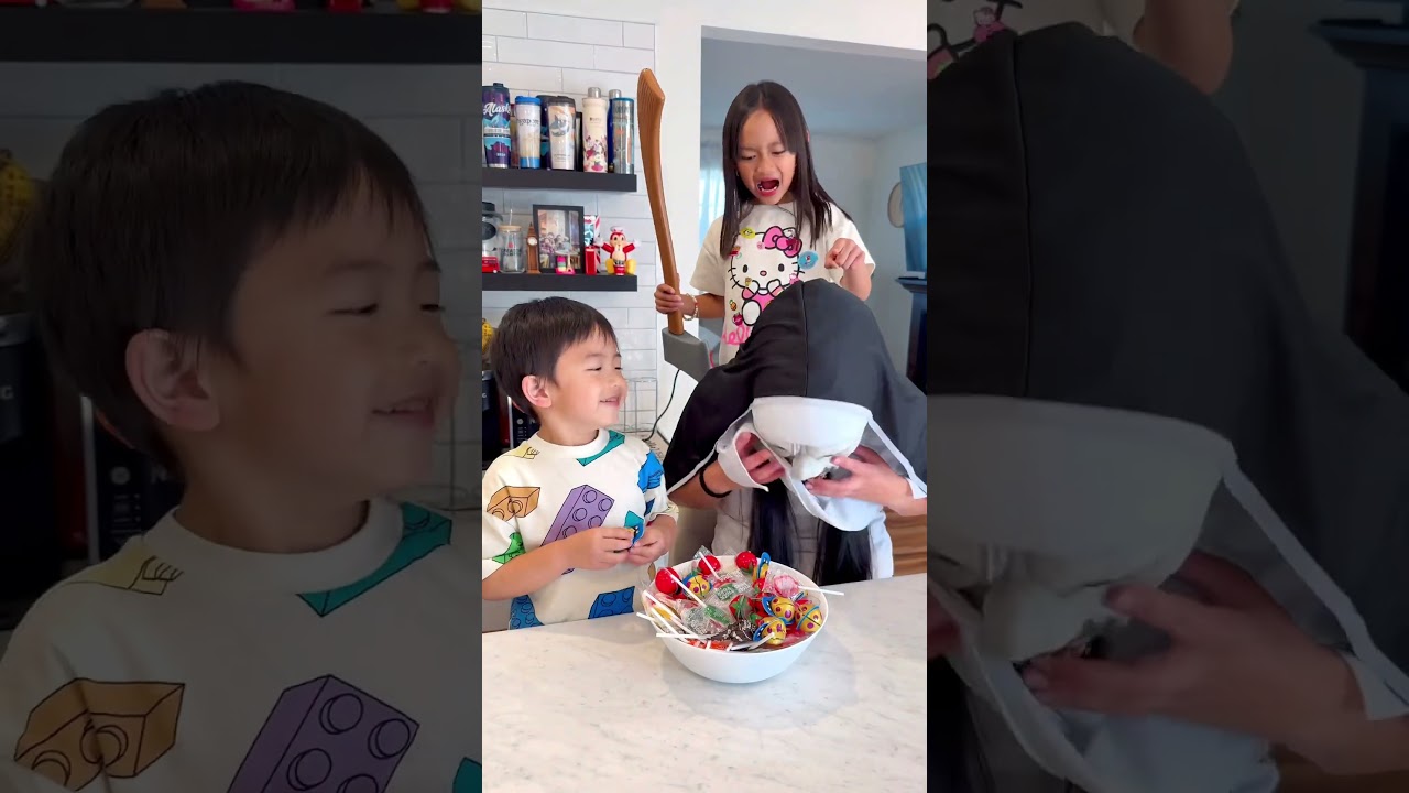 The ghost gets karma 🤣👶🏻❤️😱👧🏻