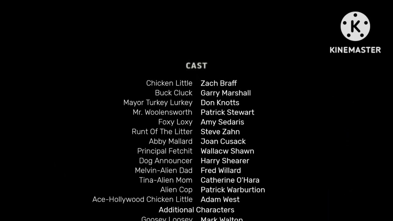New Chicken Little (2010) end credits