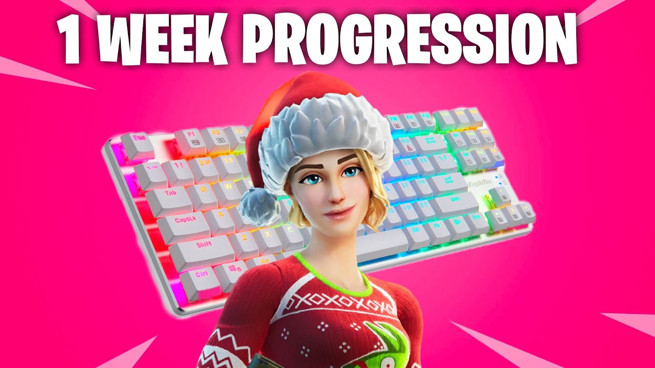1 WEEK Fortnite Keyboard and Mouse Progression! (TIPS)