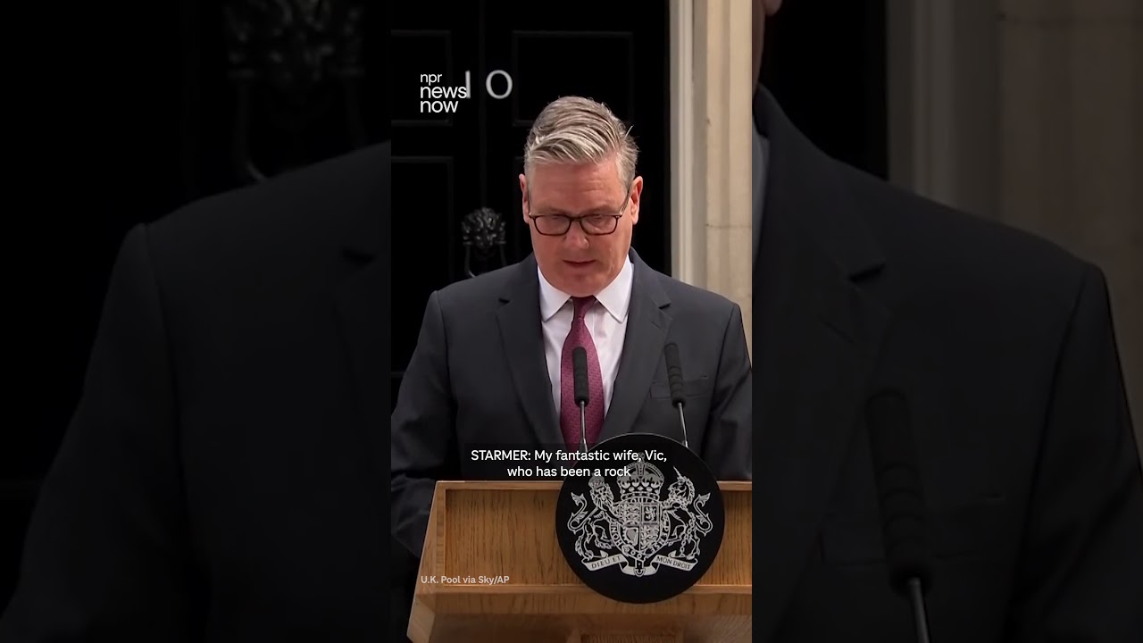 Keir Starmer resigning as U.K.'s prime minister