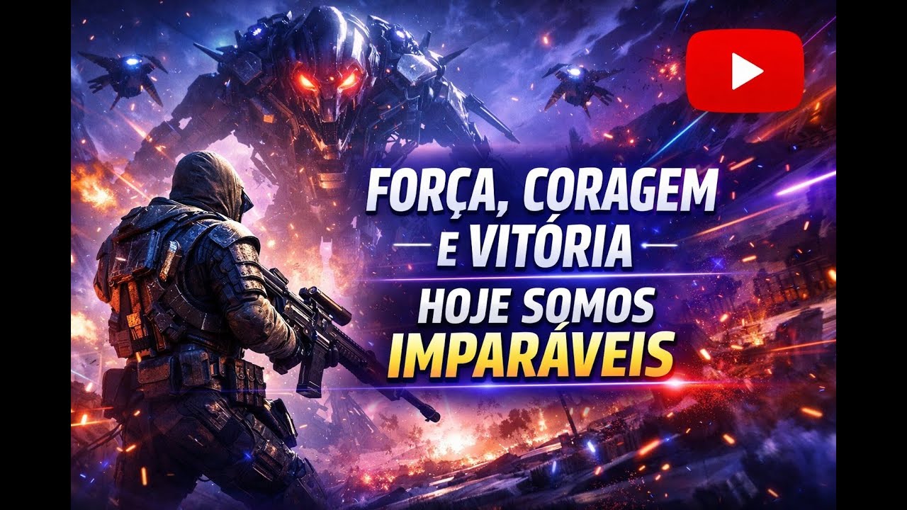 Motivação para Criadores de YouTube: Força, Coragem e Vitória – Hoje Somos Imparáveis