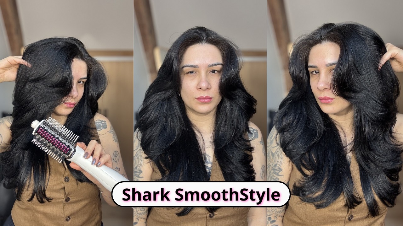 ESCOVANDO MEU CABELO ONDULADO COM ESCOVA SECADORA SMOOTHSTYLE SHARK | Por Jéssica Oliveira