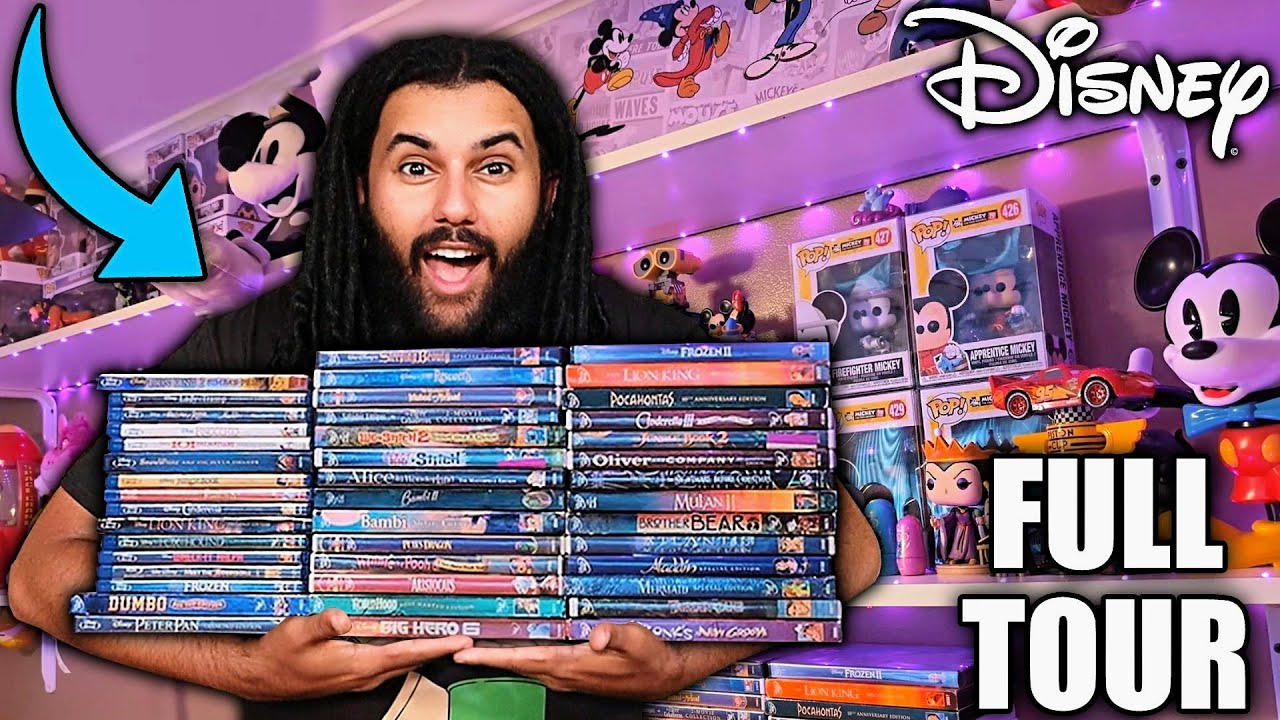 TOURING MY ENTIRE DISNEY 90S/2000S COLLECTION AND DVD/BLU-RAYS! 