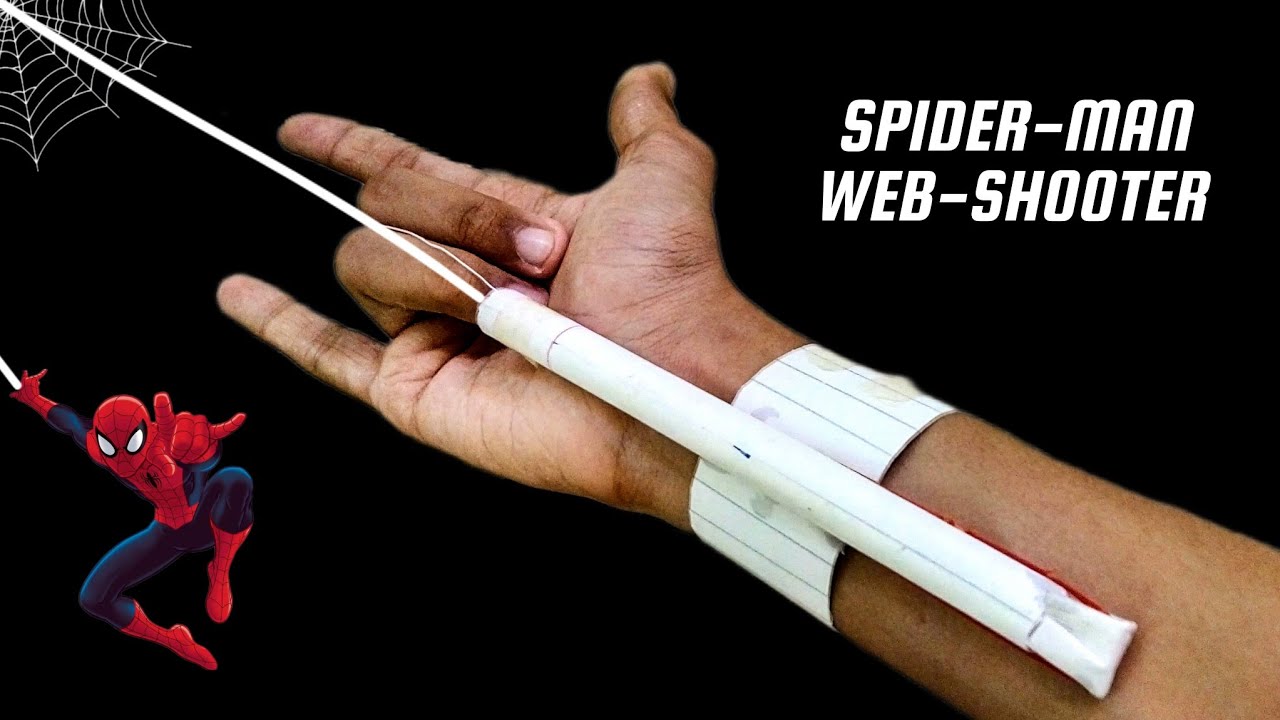 How to make spider man Web Shooter from paper | Web Shooter | Uzi Crafts |