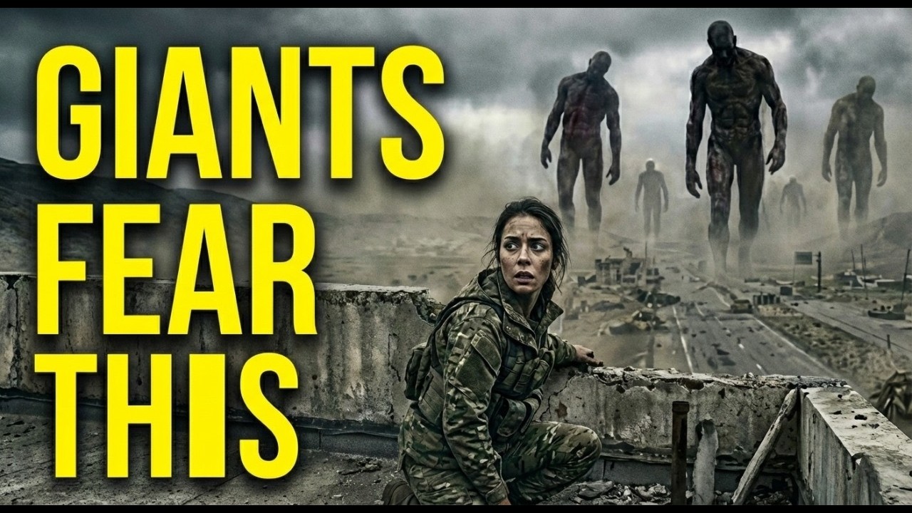 Broken Cities, Broken Sky | Giant Encounter | AI Post-Apocalyptic Film (AI FICTIONAL)