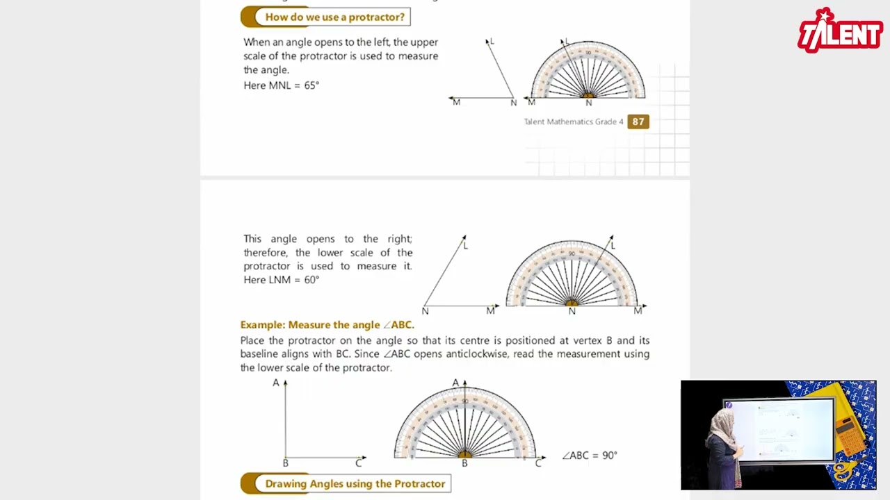 Talent Mathematics 4|Unit 10|Lec 2|Angles