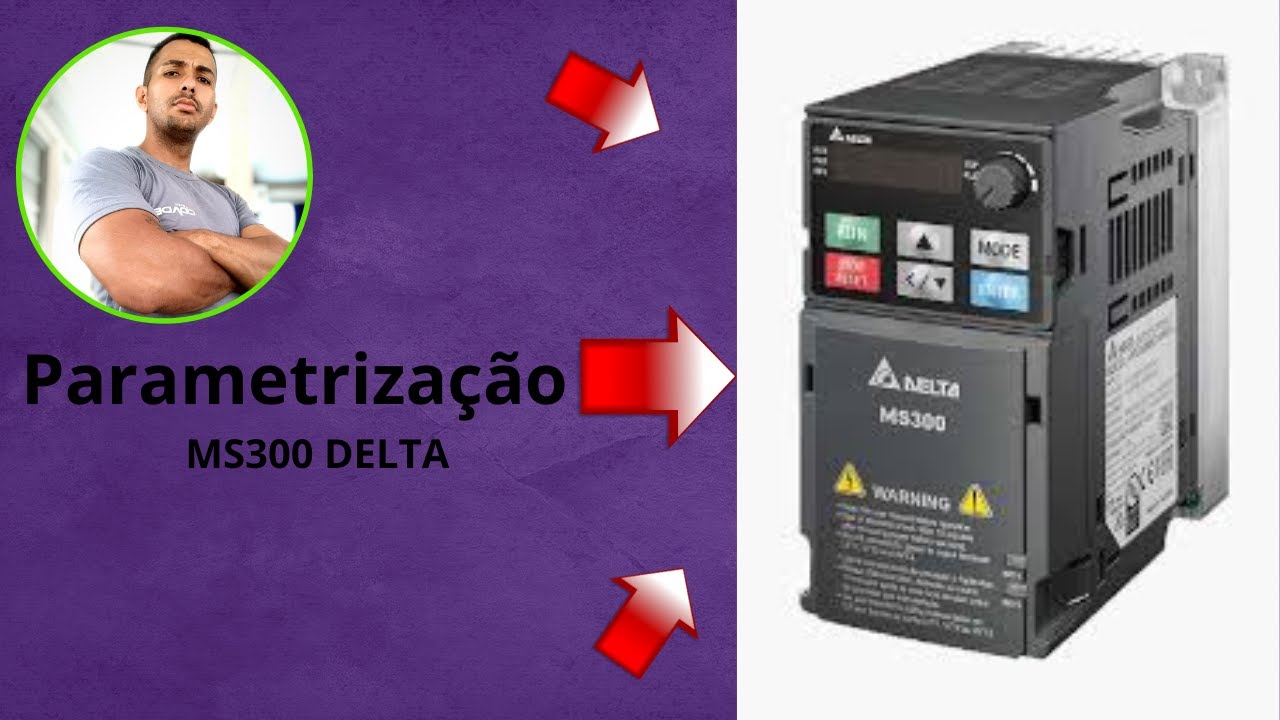 Montagem e Parametrização do Inversor de Frequência MS300 Delta