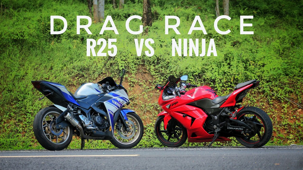 DRAG 250CC NINJA KARBU VS R25 SADIS CAK CAK