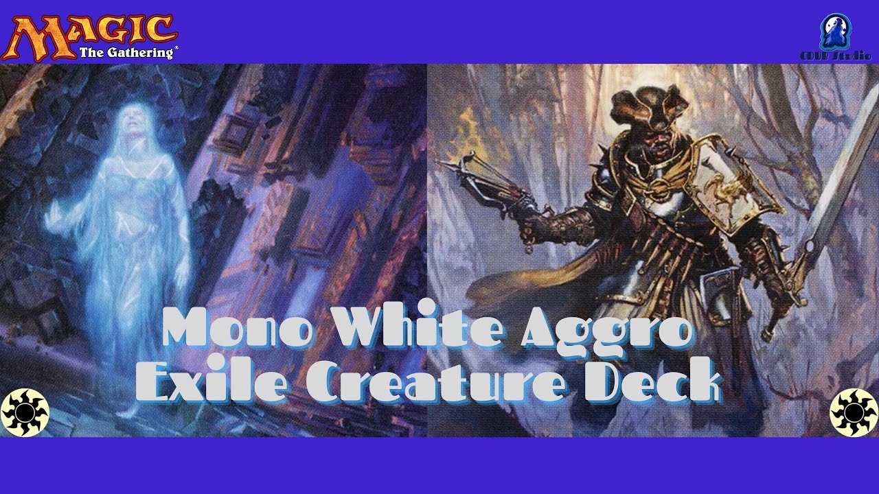 MTG Arena | ☀️Mono White Aggro Exile Creature Deck | Ranked | Standard |BO1| Platinum - Diamond Rank