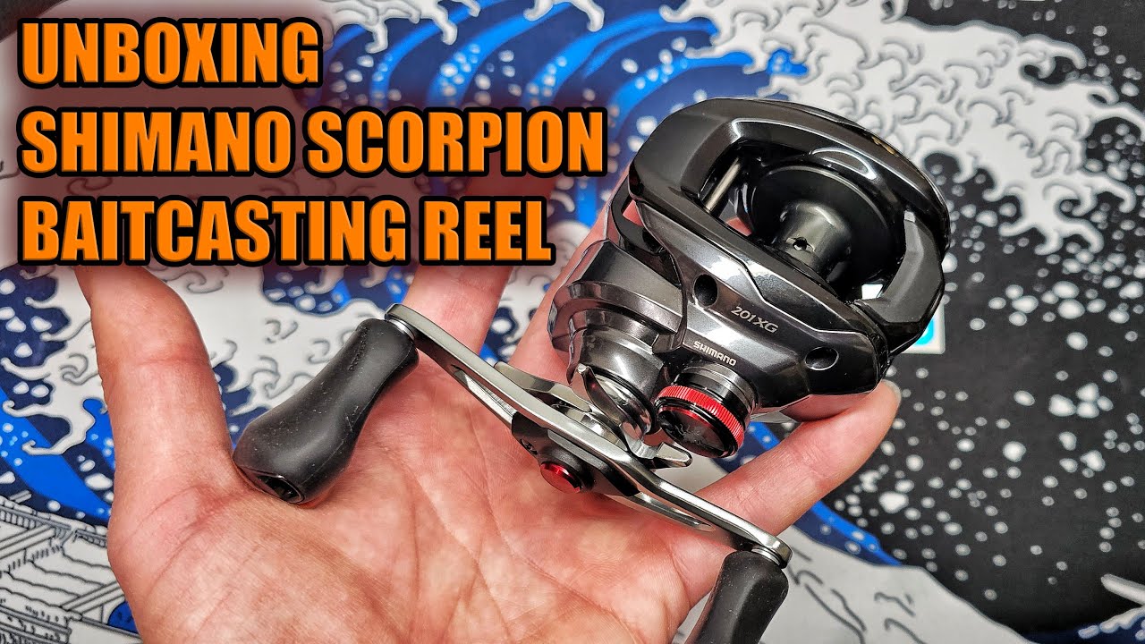 Unboxing JDM Baitcasting Reel Shimano Scorpion MD 200