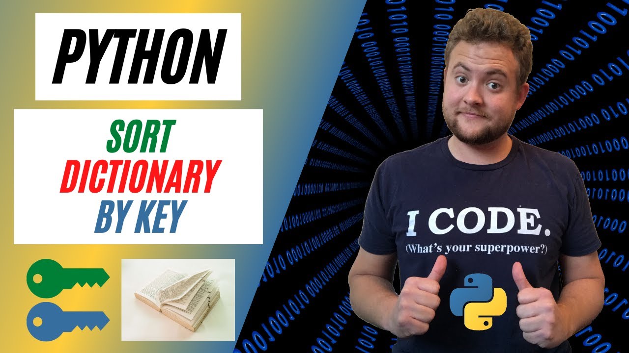 How To Sort A Dictionary In Python By Key