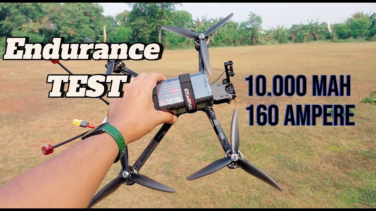 Baterai Nitro's LR V2, Li-Ion 10.000 mAh 160Amp 21700,  Long Range Battery Endurance Test