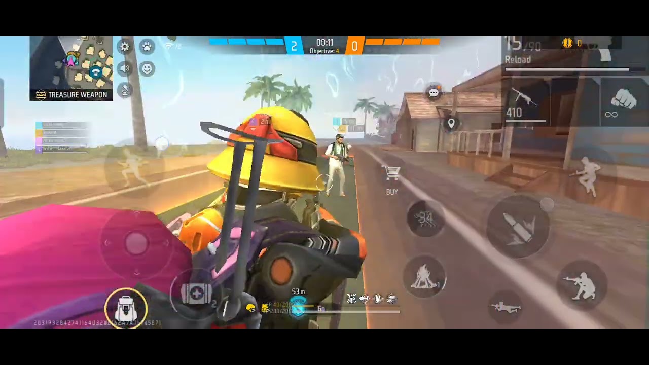 4vs4​ ដណ្ដើម​បាន​ 9kill😁
