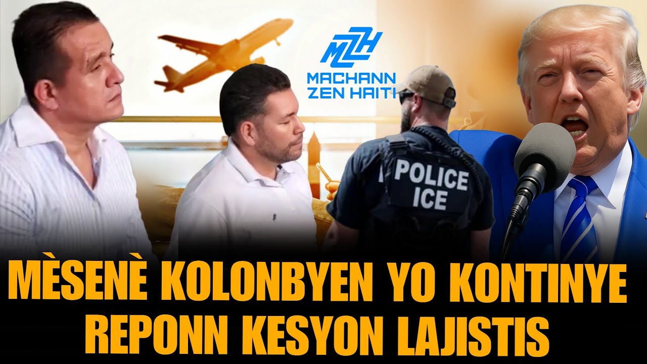 Ayiti Sou Lis Nwa USA|| Plizyè Bandi Tonbe Mibalè || Yon Lòt Mèsenè Kolonbyen Pale Koze