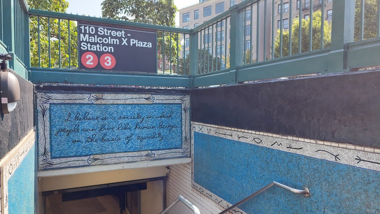 MTA NYC Subway: R62 & R142 (2) (3) Trains + A Tour of the 110th Street-Malcolm X Plaza Station 