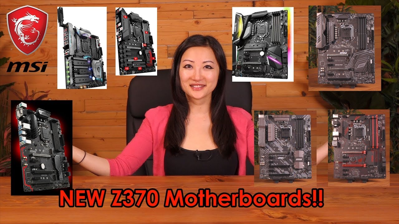 MSI Z370 Full Lineup Motherboards: Preview + Demo