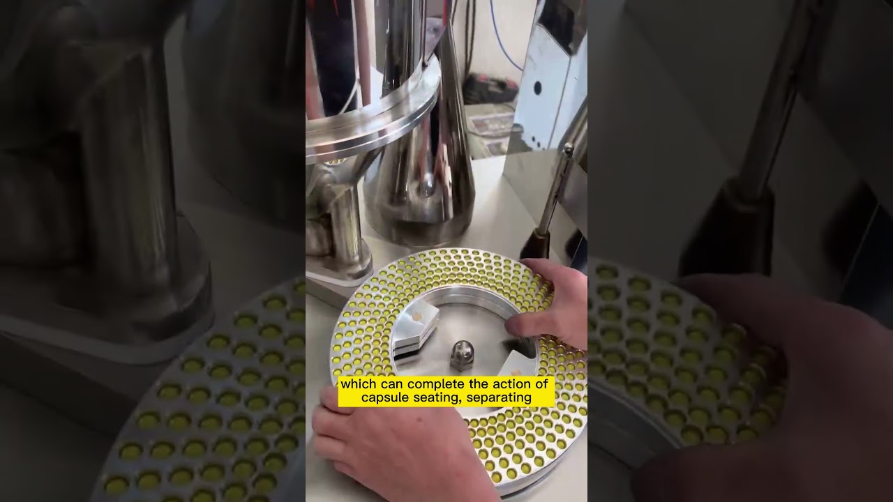 Hanyoo Semi-automatic capsule filling machine #capsulefillingmachine #capsules #semiautomatic