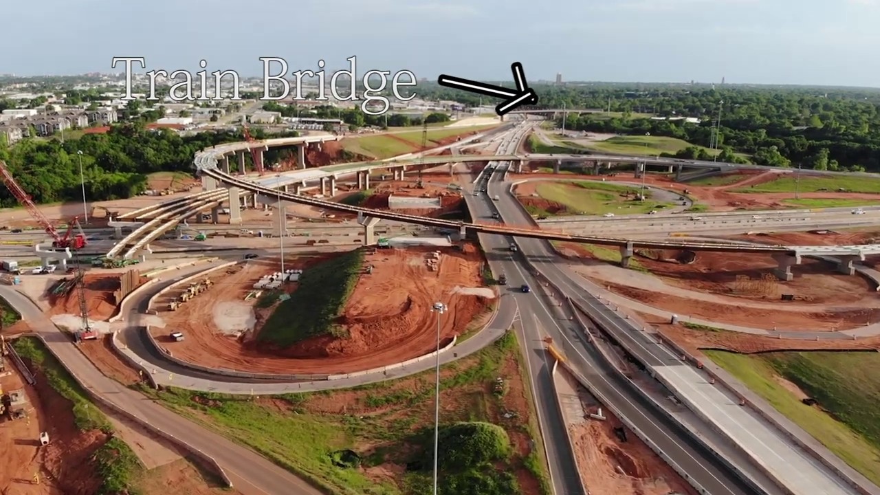 I-235 Widening May 2 and May 7 2020 - North Oklahoma City