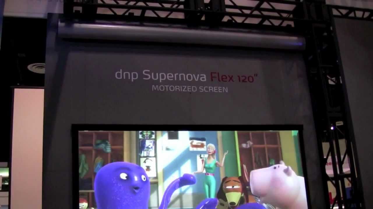INFOCOMM 2011: dNp Projection Screens Booth Tour by NewComm Technologies