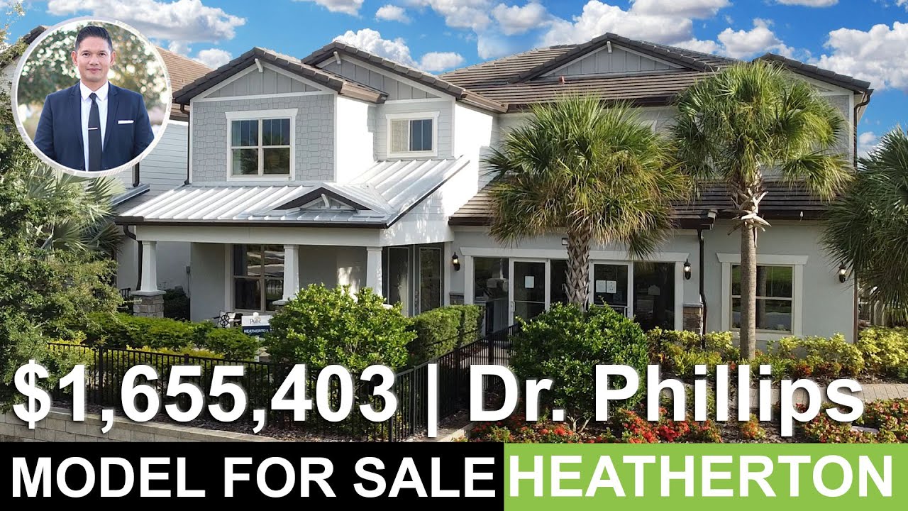 Dr. Phillips Luxury Model Home for Sale | SOLD $1,655,403  | Heatherton Model | Move to Disney