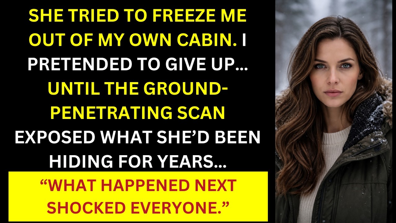 My Neighbour Tried to Freeze Me Out of My Own Cabin… But She Didn’t Expect My Next Move ....