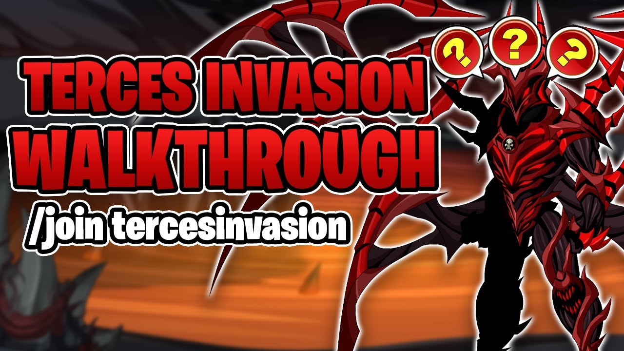 Terces Invasion Quest Walkthrough /join tercesinvasion - AQW