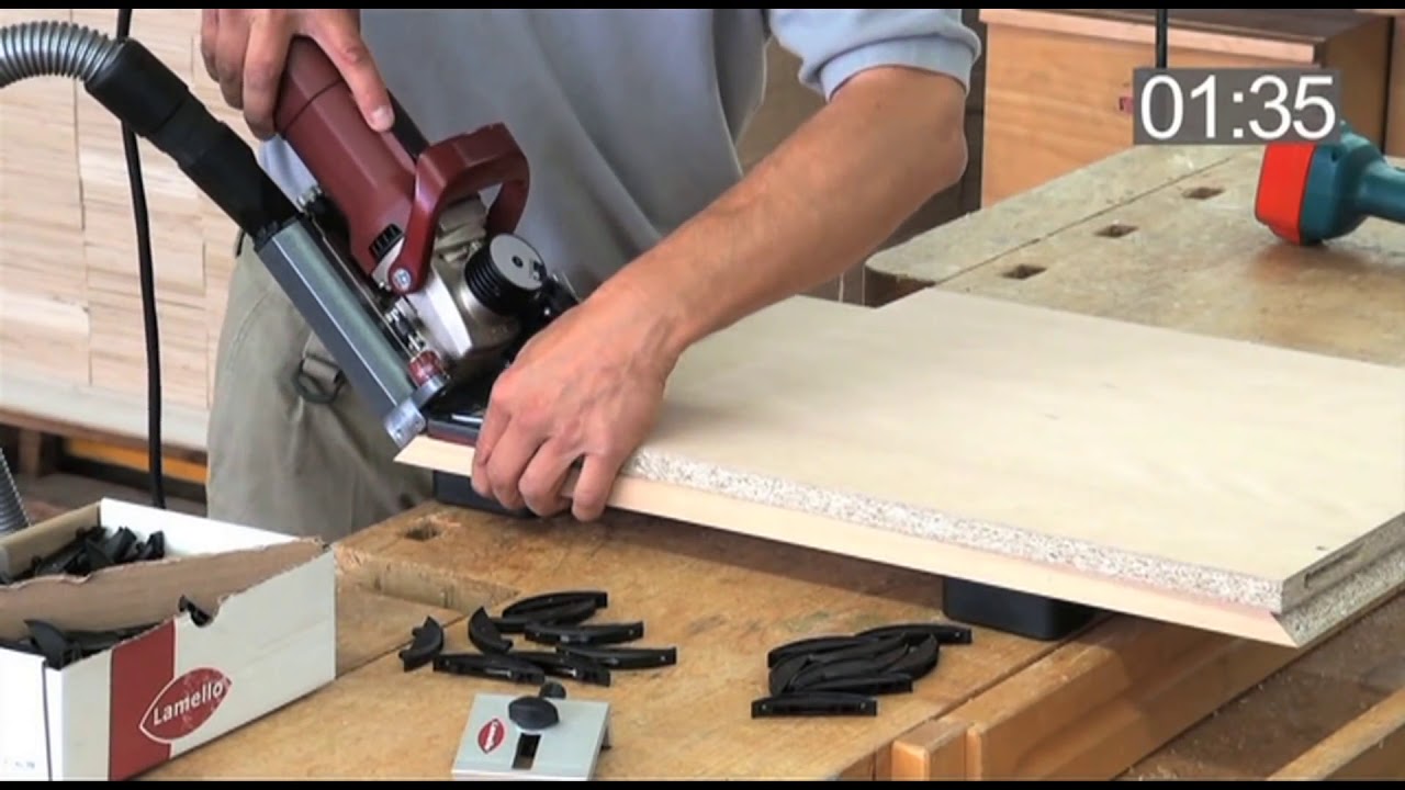 Lamello Zeta P2 ručna CNC glodalica i montaža Clamex P-14 spojnice