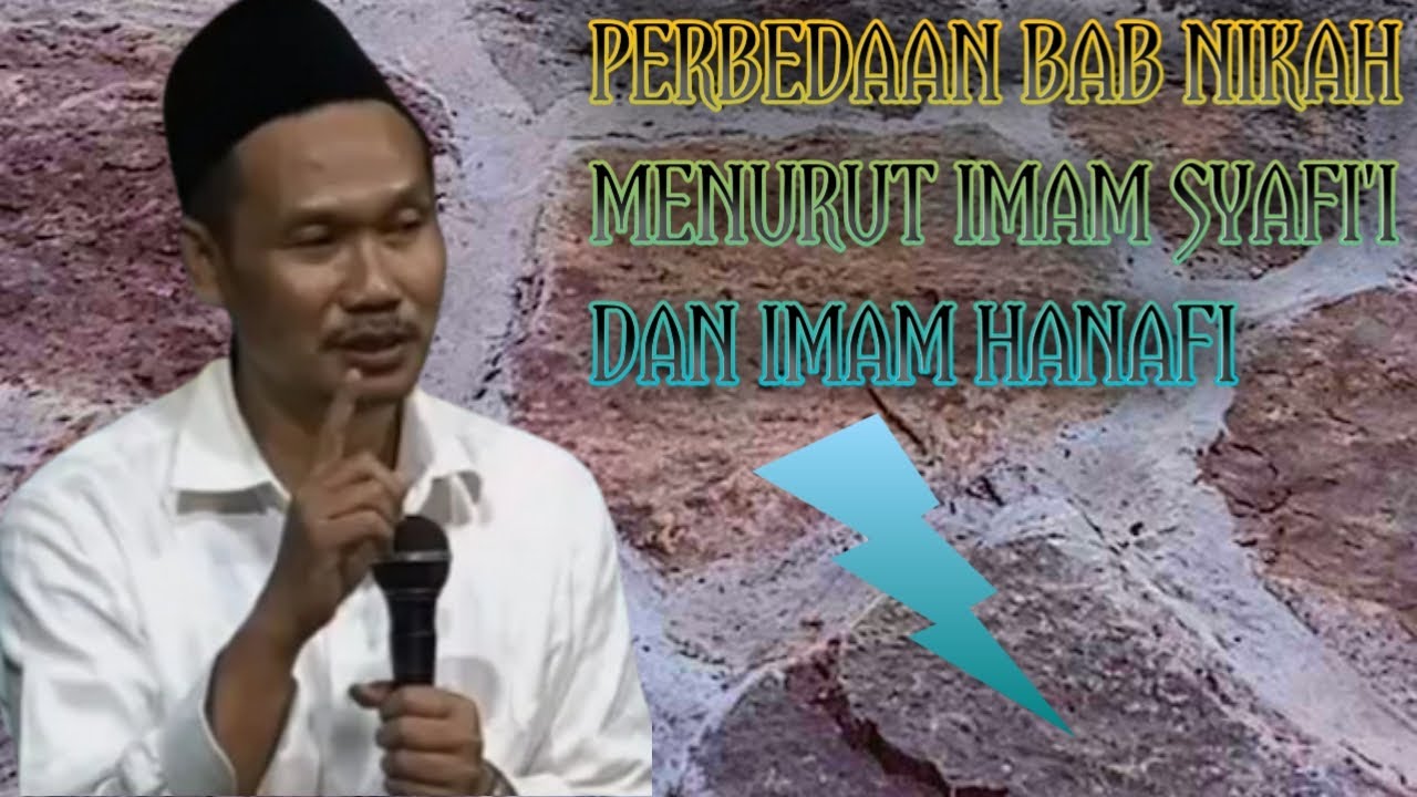 🛑 PERBEDAAN BAB NIKAH MENURUT IMAM SYAFI'I DAN IMAM HANAFI ⁉️