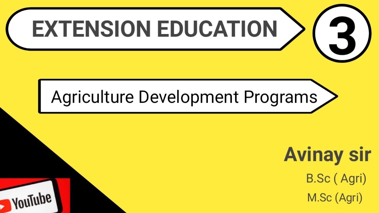 Agriculture Development Programs