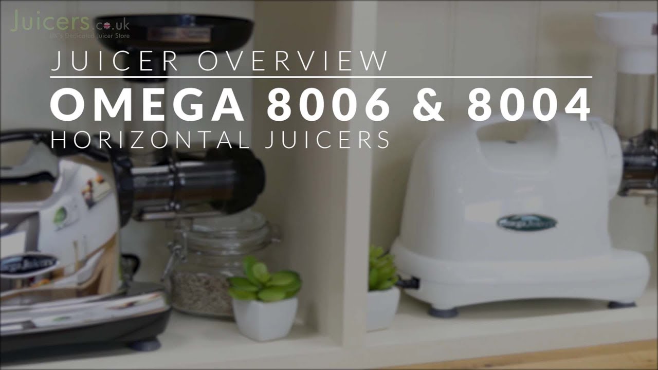 Omega 8006 & 8004 Horizontal Juicer Overview