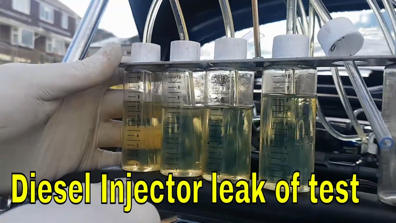 How to do a Diesel injector leak off test ford mondeo mk3 ST TDCI