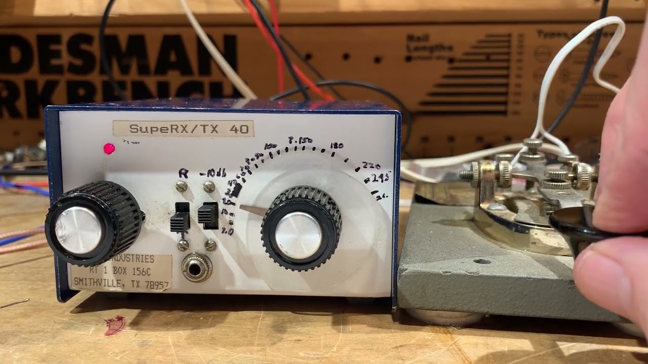 Another CW Contact with the MXM SupeRX/TX Transceiver