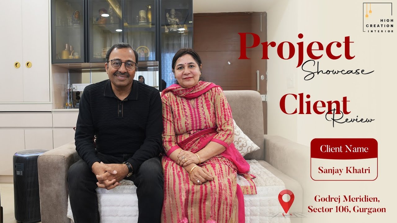 Sanjay Khatri's Modern Luxurious Home Tour at Godrej Meridian, Sector 106, Gurugram | HC Interior