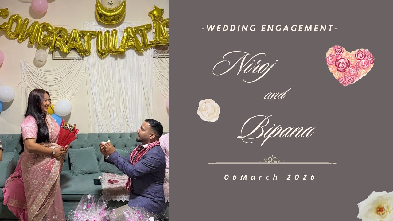 Wedding Engagement | Brother  Niroj & Bipana sis | Al Nahada Dubai 