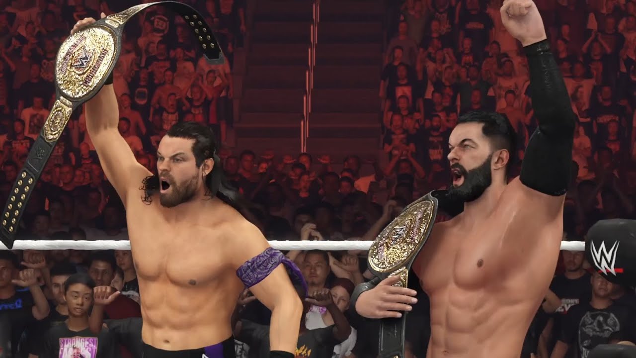 WWE 2K24 Finn Bálor & JD McDonagh vs. The War Raiders Tag Team Championship Raw