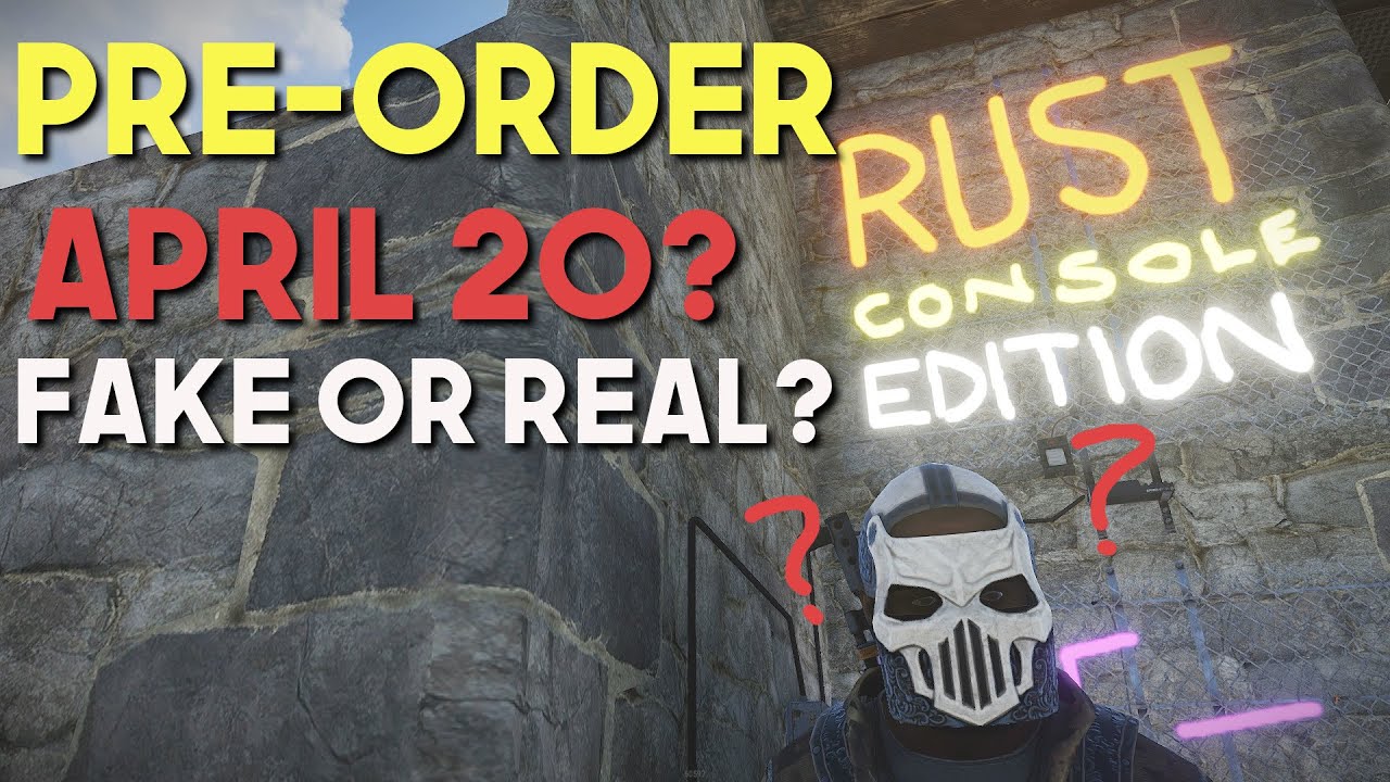 RUST on Console 🏹Pre-order Beta April 20?! 🎮 Xbox/Ps4