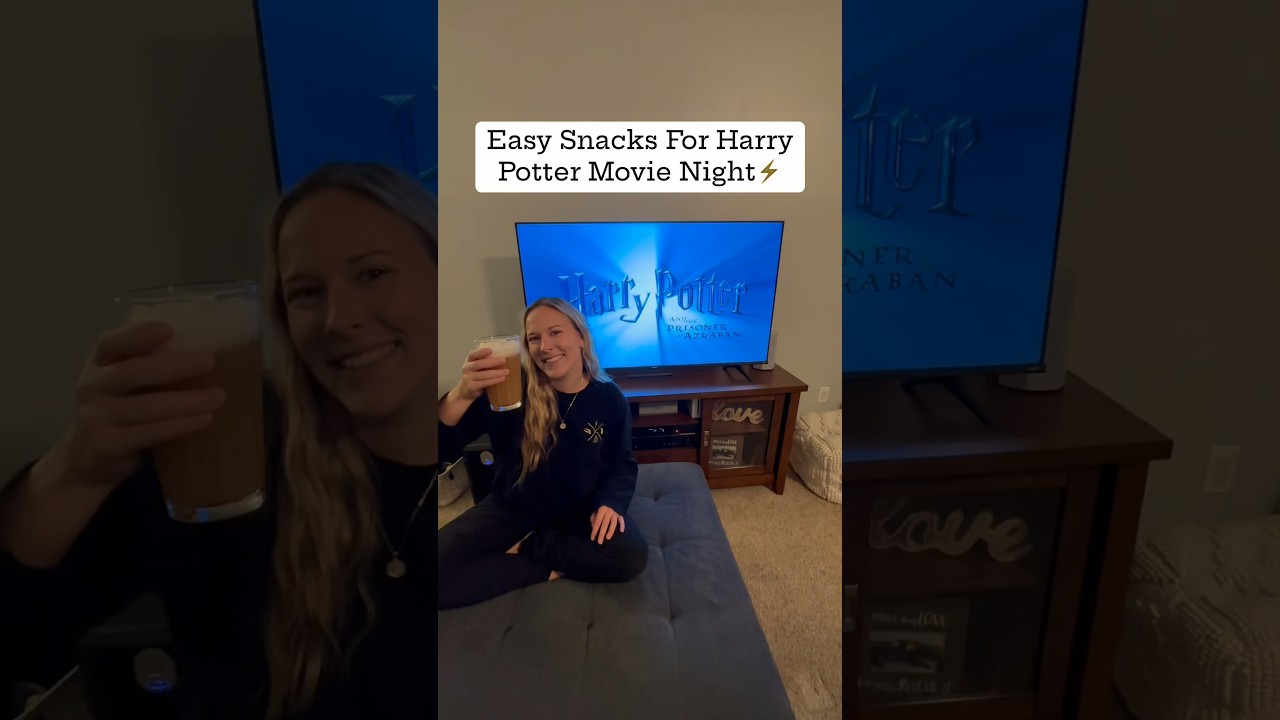 Harry Potter movie night snack ideas! (See first comment for recipes)⚡️😋 