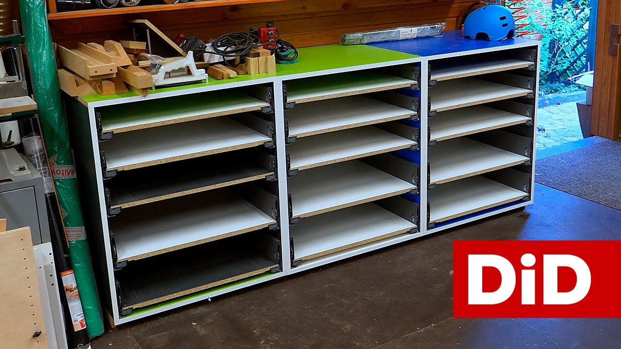 979. Meble warsztatowe z szufladami - szuflady Blum legrabox - cz.2