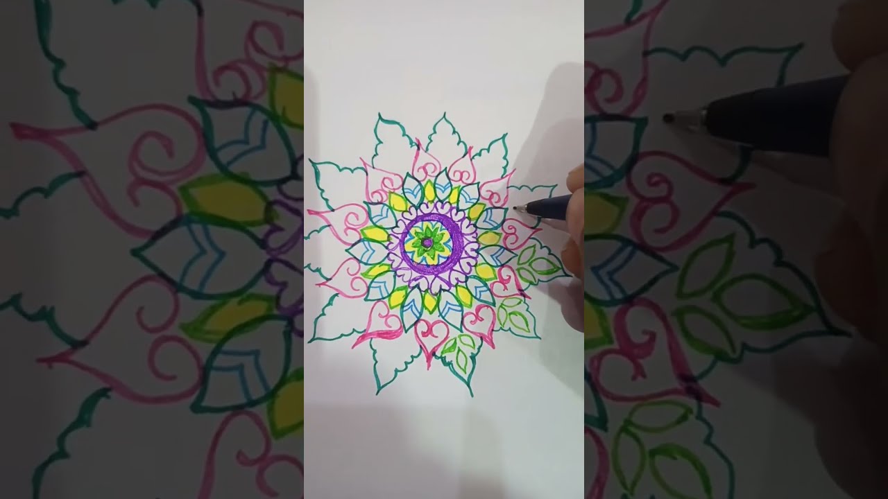 Let's draw floral patterns 🌸