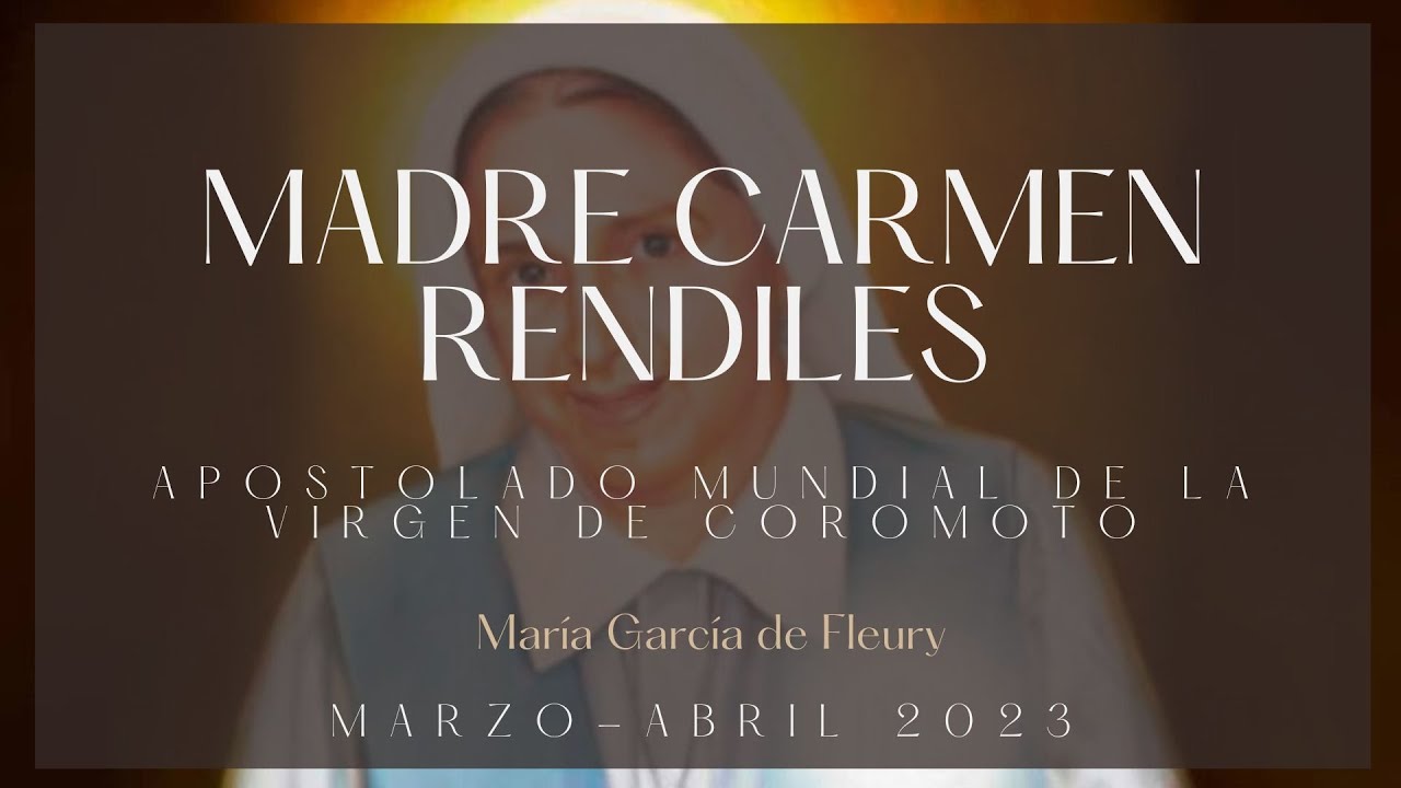 La Santidad en Venezuela Madre Carmen Rendiles