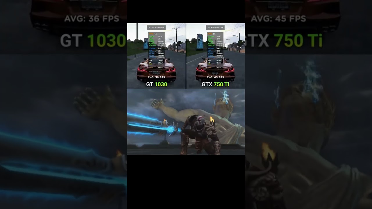 The GTX 750 Ti destroys the GT 1030! This was expected... 🔥🔥