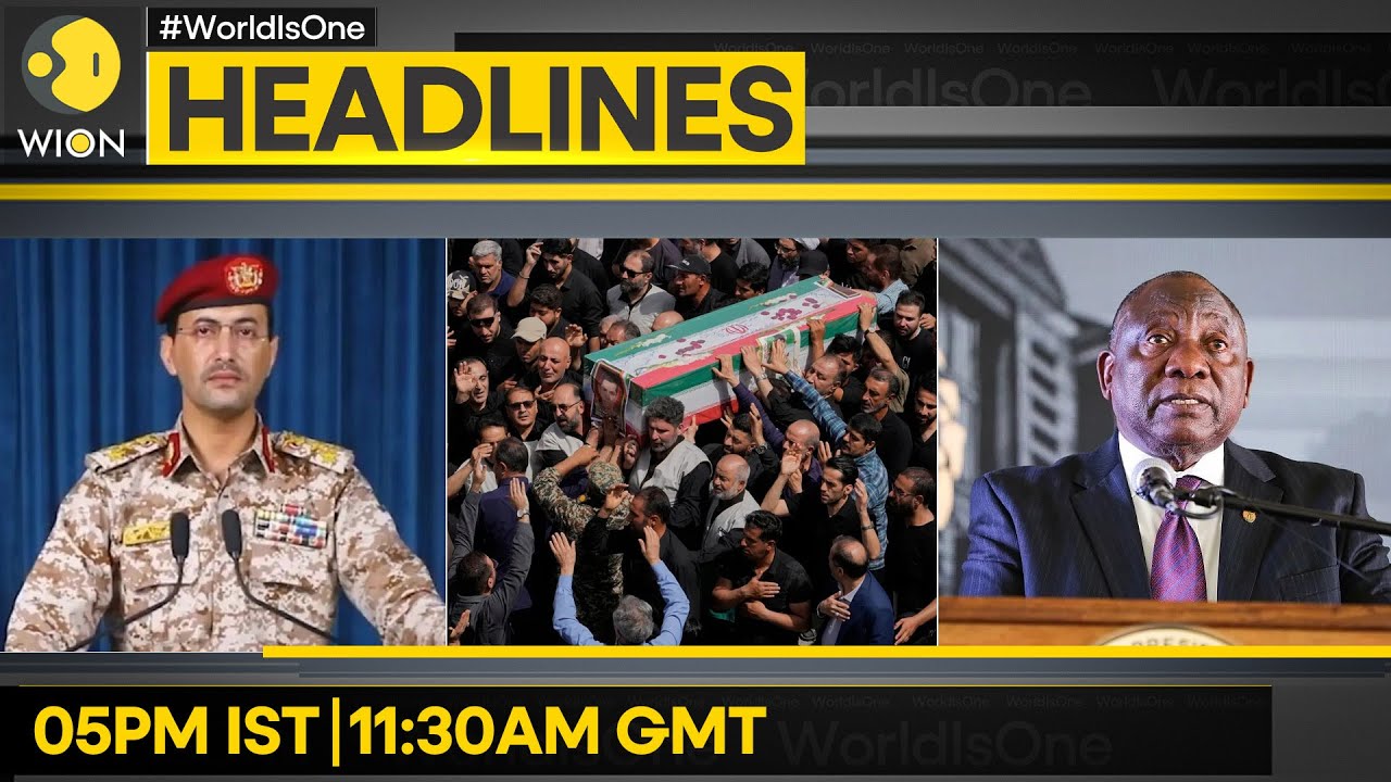 Iran Holds State Funeral For Top Brass | Houthis Strike, Israel 'Intercepts' | WION Headlines