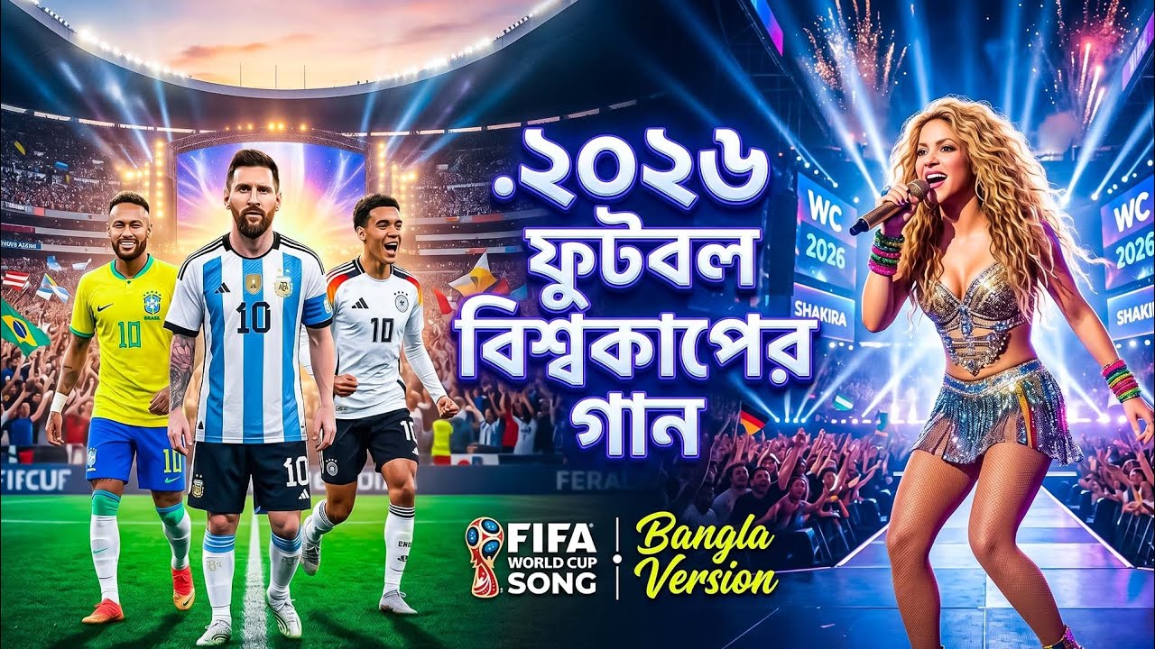 World Cup Football Song 2026 &hearts;️ ২০২৬ বিশ্বকাপ ফুটবলের গান ❣️Bangla Version 🎼 Thobak Music Present. 
